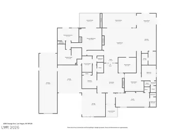 8585 Stange Avenue, Las Vegas, NV 89129 Floor Plan