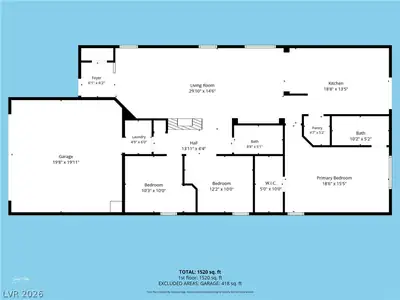 8609 Majestic Pine Avenue, Las Vegas, NV 89143 Floor Plan