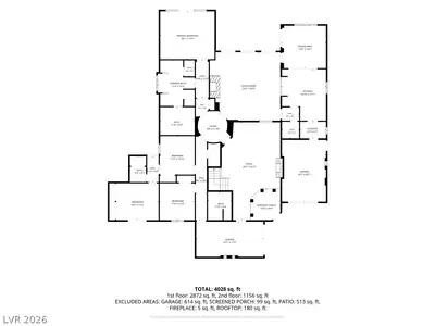 3381 Birchwood Park Circle Floor Plan