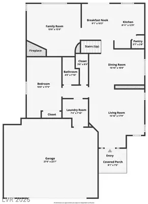 3720 Russell Peterson Court, Las Vegas, NV 89129 Floor Plan