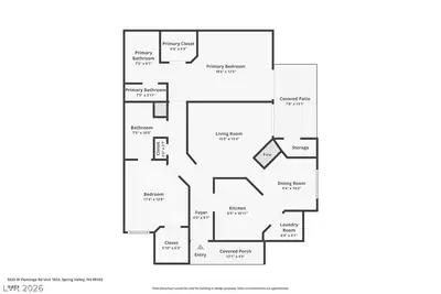 5525 West Flamingo Road 1023 Floor Plan