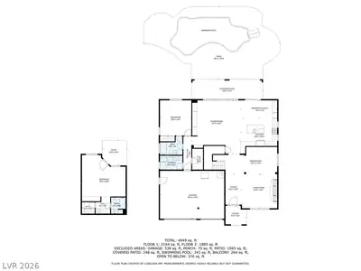 7210 El Malpais Street, Las Vegas, NV 89118 Floor Plan