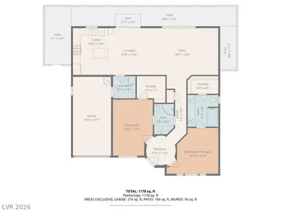 7383 Lionheart Street, Las Vegas, NV 89123 Floor Plan