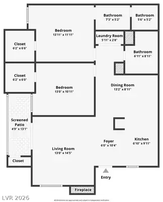 2725 South Nellis Boulevard 1089 Floor Plan