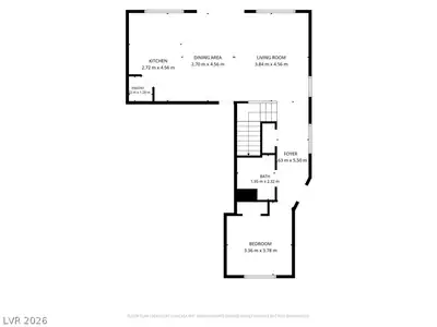 7711 Coral Cactus Court, Las Vegas, NV 89139 Floor Plan