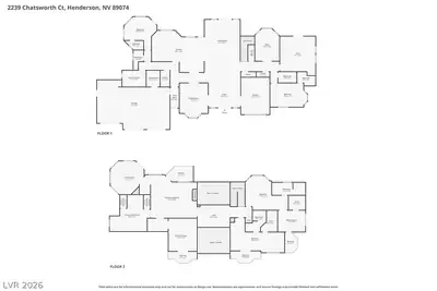 2239 Chatsworth Court, Henderson, NV 89074 Floor Plan
