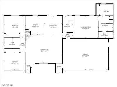841 East Falcon Street Floor Plan