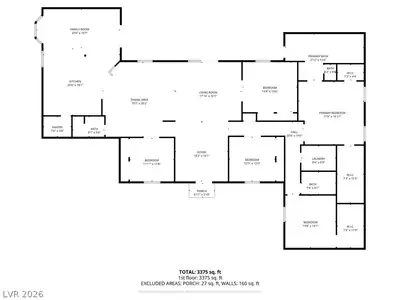 7185 Ranchito Circle, Las Vegas, NV 89120 Floor Plan