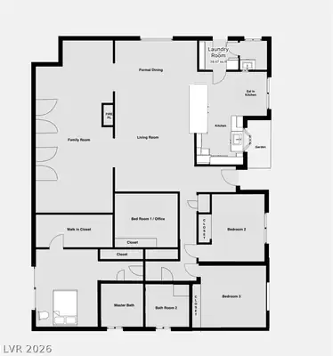 608 Bryant Court, Boulder City, NV 89005 Floor Plan