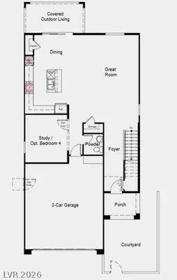 686 Orchid Cactus Avenue, Las Vegas, NV 89183 Floor Plan