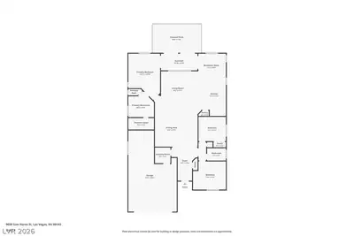 9020 Saw Horse Street, Las Vegas, NV 89143 Floor Plan