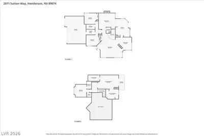2071 Sutton Way Floor Plan