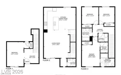 2842 Azure Breeze Lane 2 Floor Plan