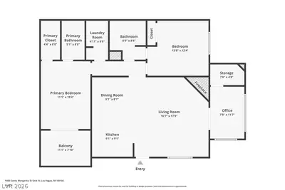1400 Santa Margarita Street H Floor Plan