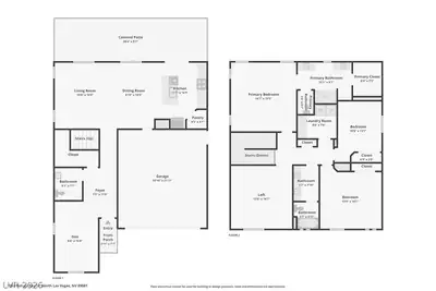 5852 Beluga Bay Street, North Las Vegas, NV 89081 Floor Plan