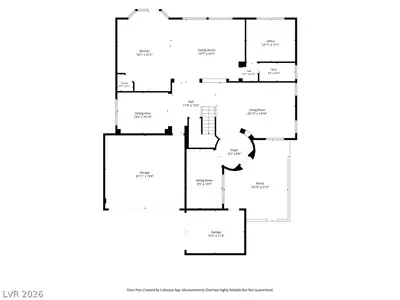 8446 Rushfield Avenue, Las Vegas, NV 89178 Floor Plan
