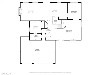 7789 Brook Valley Drive, Las Vegas, NV 89123 Floor Plan
