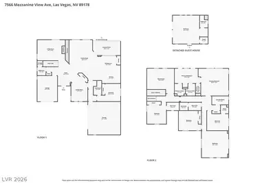7566 Mezzanine View Avenue, Las Vegas, NV 89178 Floor Plan