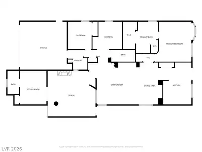 8391 Hollywood Hills Avenue, Las Vegas, NV 89178 Floor Plan