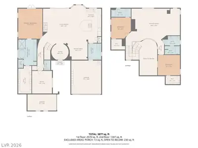 7744 Villa Andrade Avenue, Las Vegas, NV 89131 Floor Plan