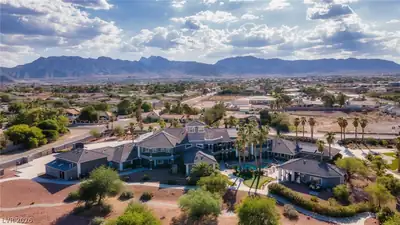 5930 North El Capitan Way Aerial View