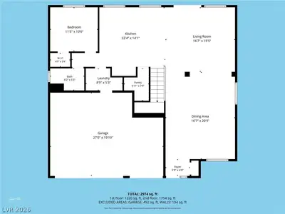 4029 Treasured Note Court, Las Vegas, NV 89129 Floor Plan
