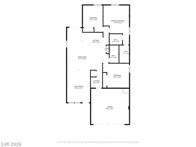 4078 Welter Avenue, Las Vegas, NV 89104 Floor Plan