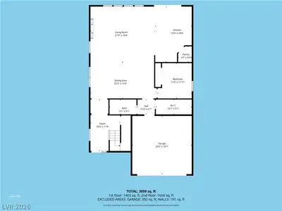 3762 Pordenone Avenue, Henderson, NV 89044 Floor Plan