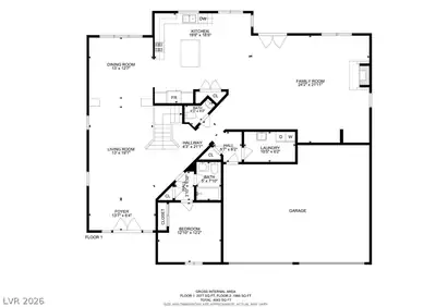6860 Historic Legacy Court, Las Vegas, NV 89110 Floor Plan