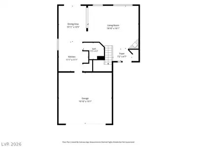 10052 Lemon Valley Avenue, Las Vegas, NV 89147 Floor Plan