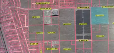 2631 East Simkins Road Plat Map