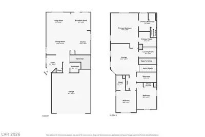 1040 Water Cove Street, Henderson, NV 89011 Floor Plan