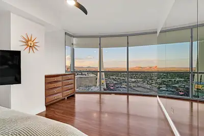 200 West Sahara Avenue 3308 Primary Bedroom