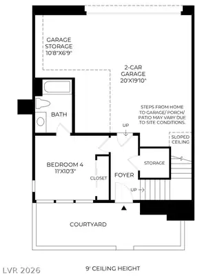 2504 Indigo Mountain Street, Henderson, NV 89044 Floor Plan