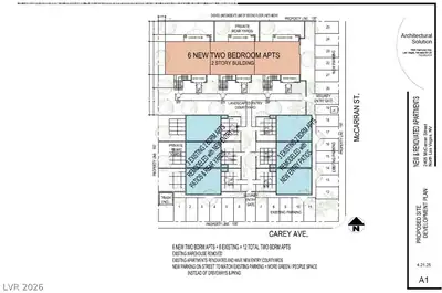 2405 McCarran Street, North Las Vegas, NV 89030 Plat Map