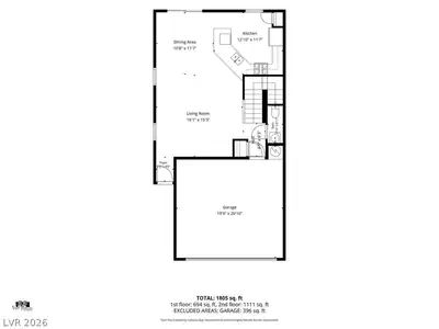 8727 Cerrito Canyon Court, Las Vegas, NV 89148 Floor Plan