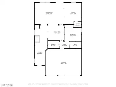 10122 Mystic Falls Drive, Las Vegas, NV 89141 Floor Plan