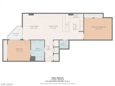 150 Las Vegas Boulevard 914 Floor Plan