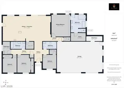 3451 South Soplo Avenue Floor Plan