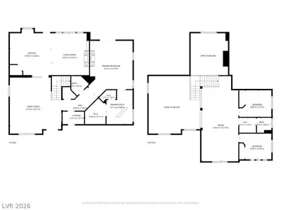 8738 Vista Cantera Court, Las Vegas, NV 89147 Floor Plan