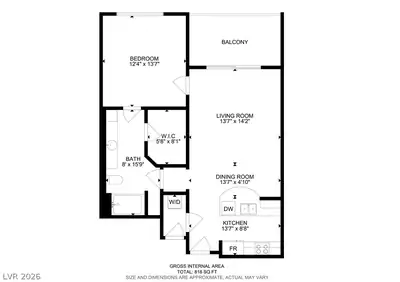 200 West Sahara Avenue 2506 Floor Plan