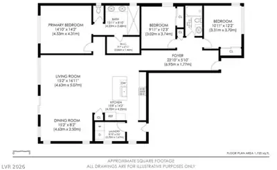 6727 Traveling Palmer Street, North Las Vegas, NV 89086 Floor Plan