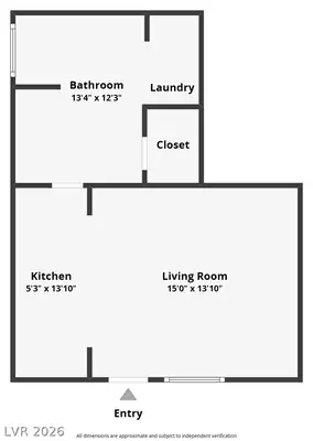 5148 Stonecrop Street, North Las Vegas, NV 89031 Floor Plan