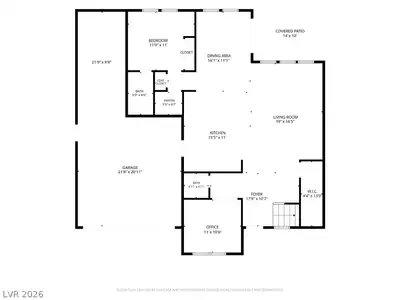 10196 Pleasant Knoll Avenue, Las Vegas, NV 89166 Floor Plan