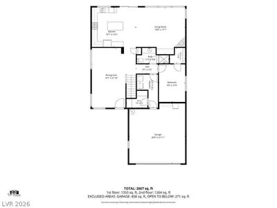 4513 Long Horse Court, Las Vegas, NV 89147 Floor Plan