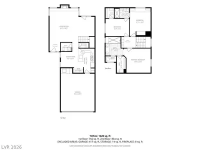 2332 Babcock Drive, Las Vegas, NV 89134 Floor Plan
