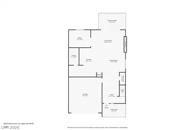 10340 Stroma Avenue, Las Vegas, NV 89166 Floor Plan