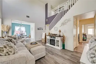 6105 Glenborough Street, Las Vegas, NV 89115 Living Room