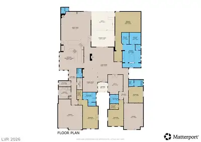 2990 Traverse Creek Lane, Las Vegas, NV 89135 Floor Plan