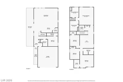 9166 Eagle Ford Street, Las Vegas, NV 89113 Floor Plan